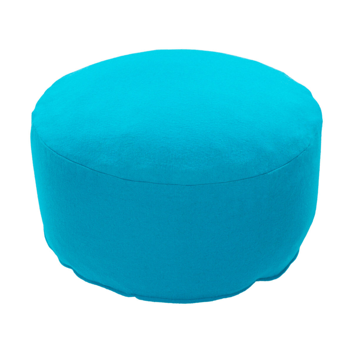 Aqua pouf ottoman top