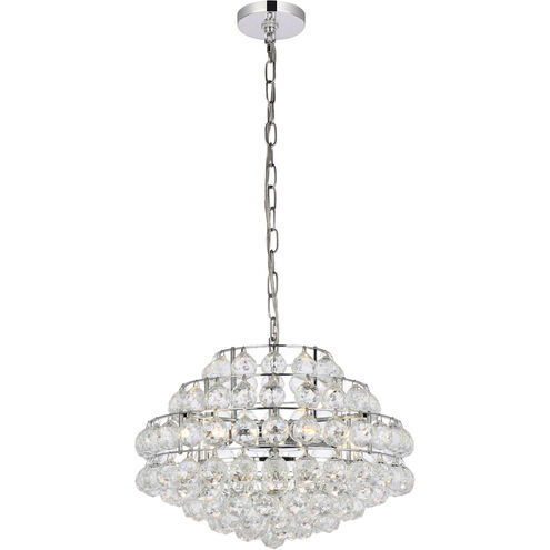 Savannah 5 Light 18 inch Chrome Pendant Ceiling Light