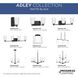 Adley 1 Light 8.62 inch Matte Black Flush Mount Ceiling Light