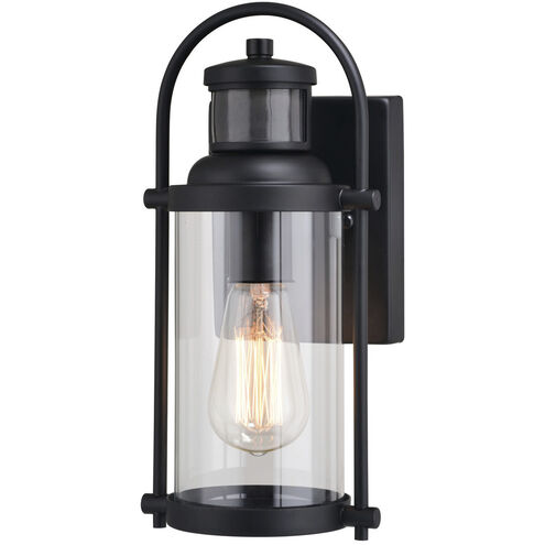 Winfield Textured Black Outdoor Motion Sensor