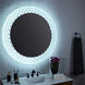 Perla 48 X 48 inch LED Lighted Mirror, Vanita by Oxygen