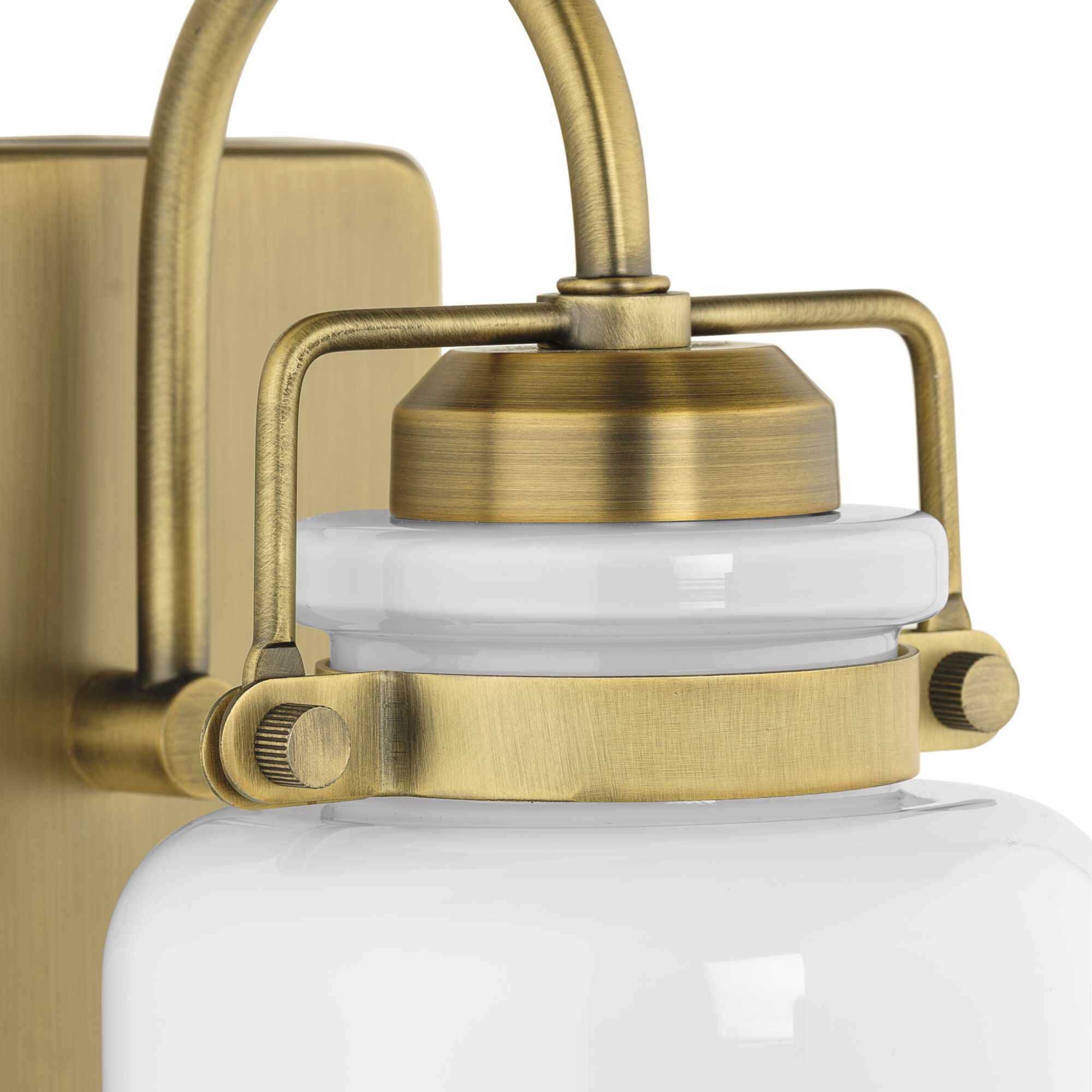 Fessler 1 Light 5 inch Vintage Brass Bath Light Wall Light