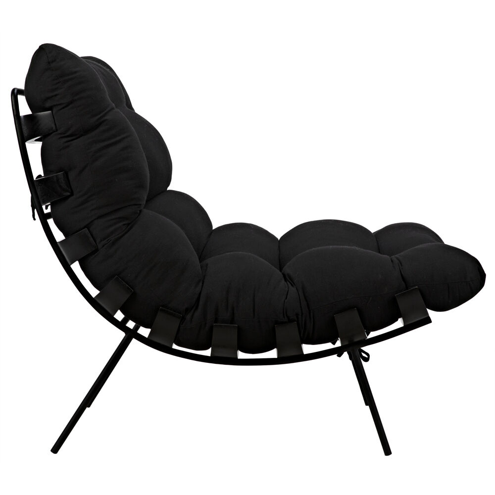 Hanzo Charcoal Black Occasional Chair