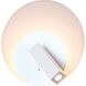 Water Lily 2 Light Matte White Wall Sconce Wall Light