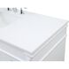 Bennett 48 X 21 X 35 inch White Vanity Sink Set