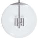 Cafe 4 Light 20 inch Polished Nickel Pendant Ceiling Light, Large