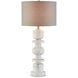 Sasha 27.75 inch 150 watt White/Gray Table Lamp Portable Light
