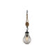 Olive 1 Light 9 inch Vintage Iron With Rustic Wood Pendant Ceiling Light