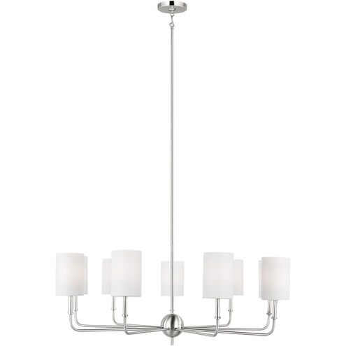 Foxdale 9 Light 36 inch Brushed Nickel Chandelier Ceiling Light