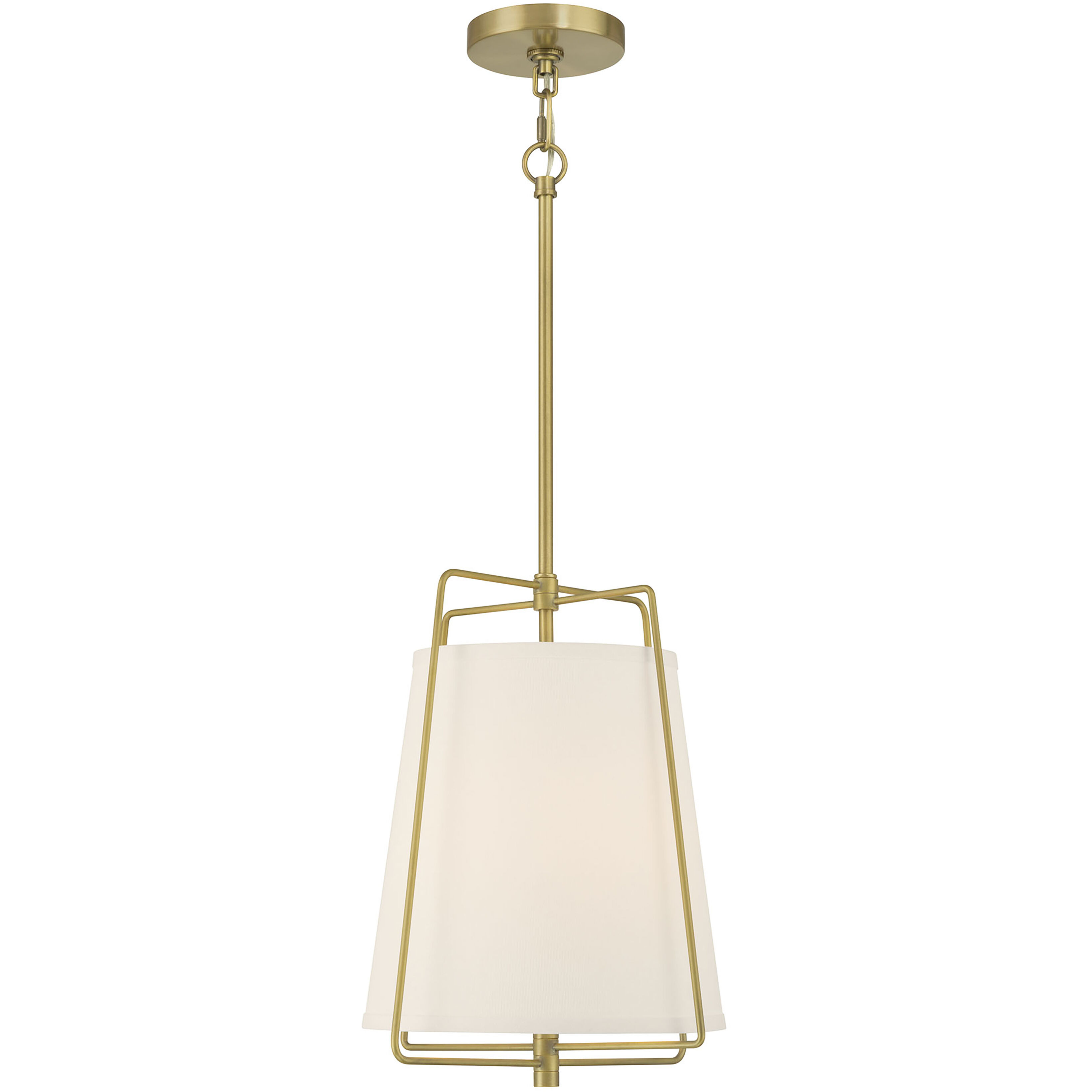 Vellinor 1 Light 13 inch Vintage Brass Pendant Ceiling Light