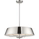 Luella 4 Light 22 inch Polished Nickel Pendant Ceiling Light