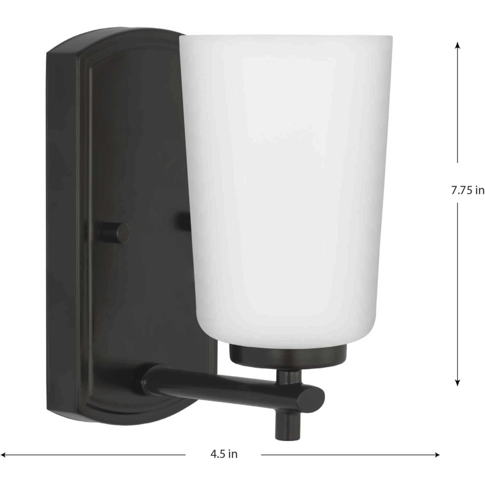 Adley 1 Light 4.5 inch Matte Black Bath Vanity Light Wall Light