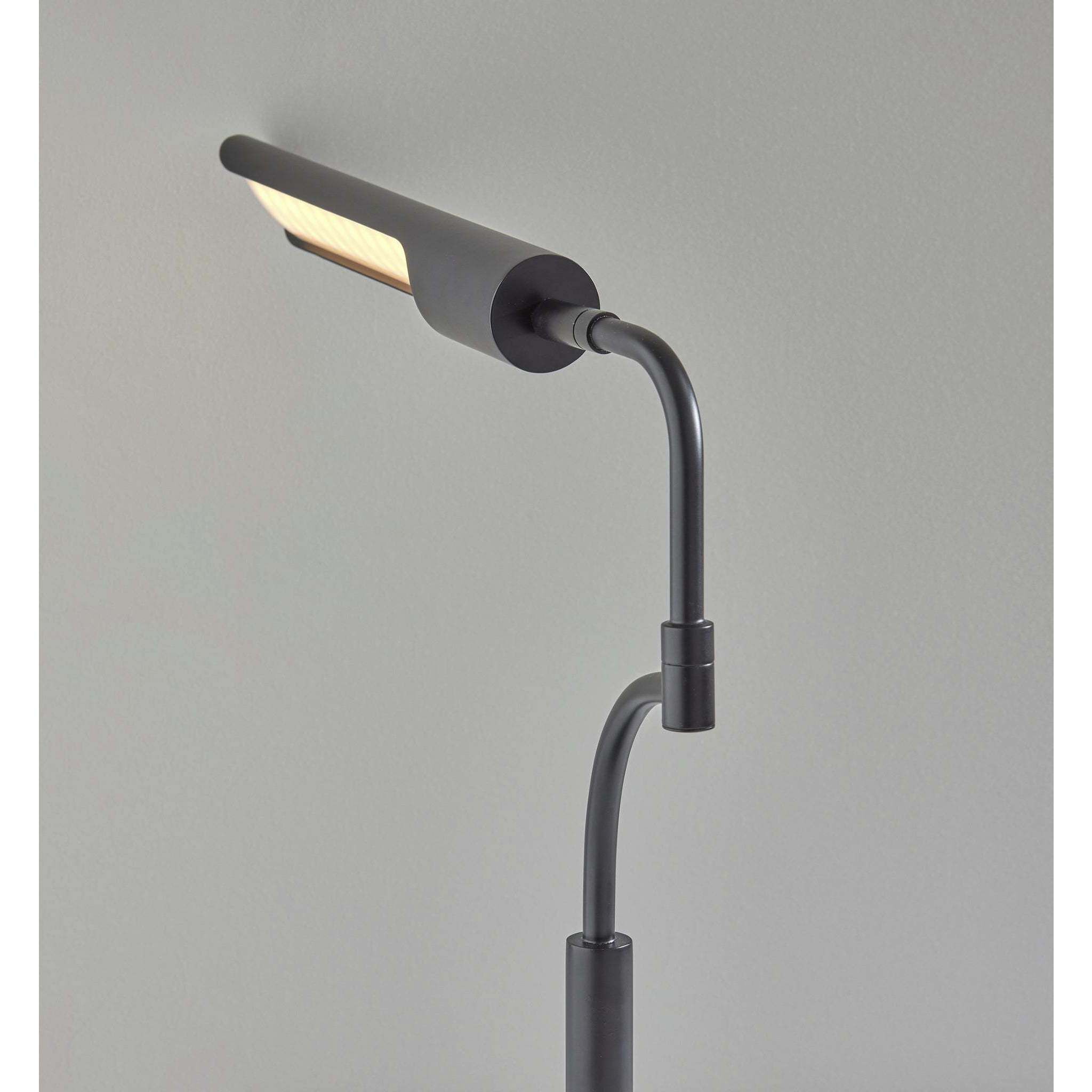 Zane 17 inch 10.00 watt Black Desk Lamp Portable Light, with Smart Switch