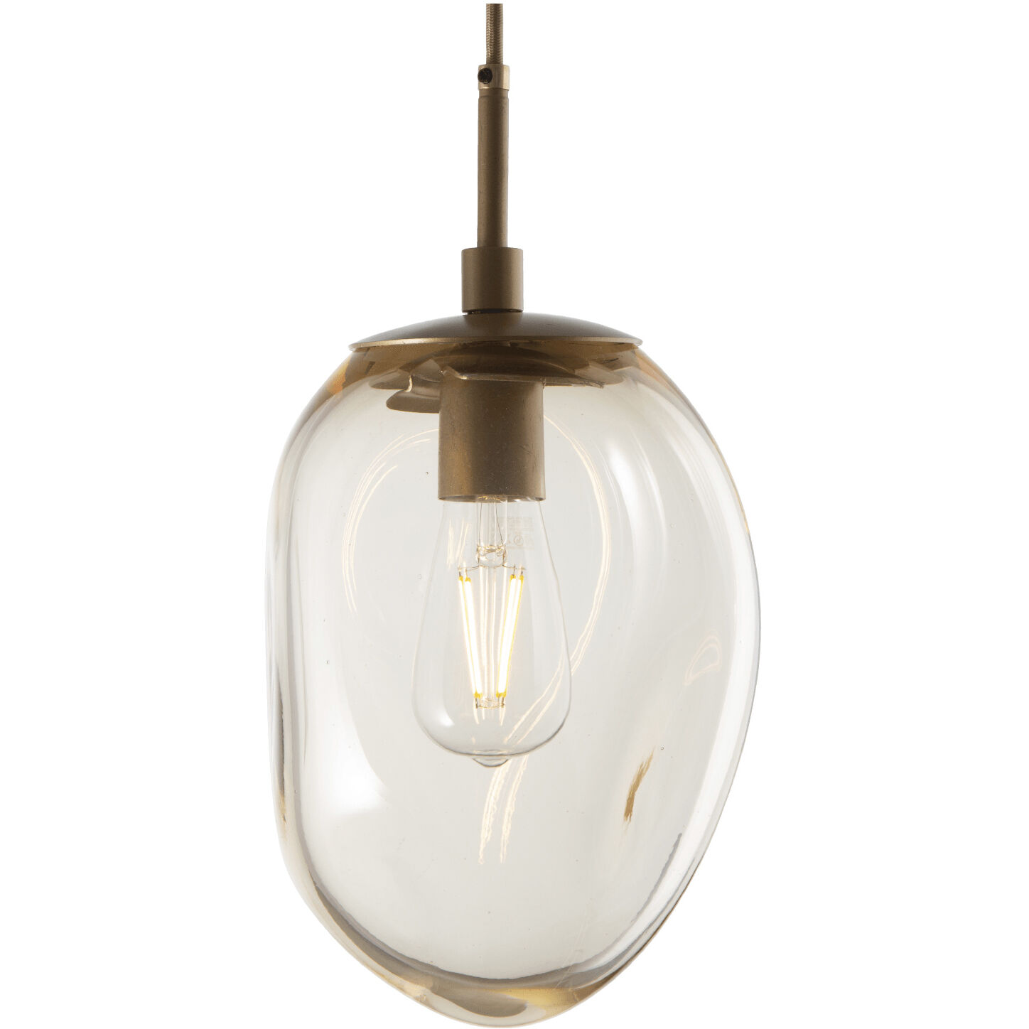 Meteo Incandescent 3 Light Beige Silver Chandelier Ceiling Light, Round Multi-Port