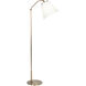 Fin 68.75 inch 100.00 watt Antique Brass Floor Lamp Portable Light