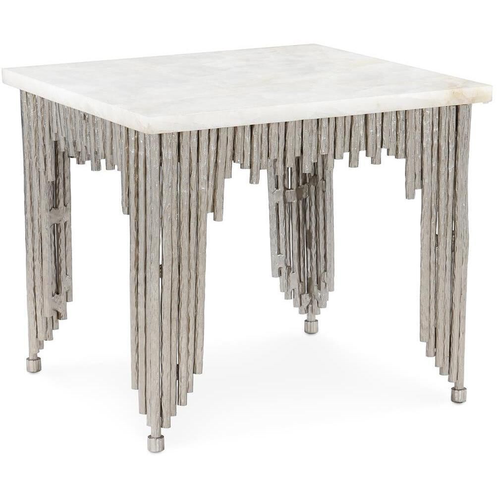 Channel 29 X 27 inch Silver End Table