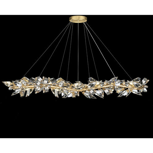 Foret 15 Light 71 inch Gold Pendant Ceiling Light