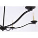 Trey 6 Light 42 inch Black Pendant Ceiling Light