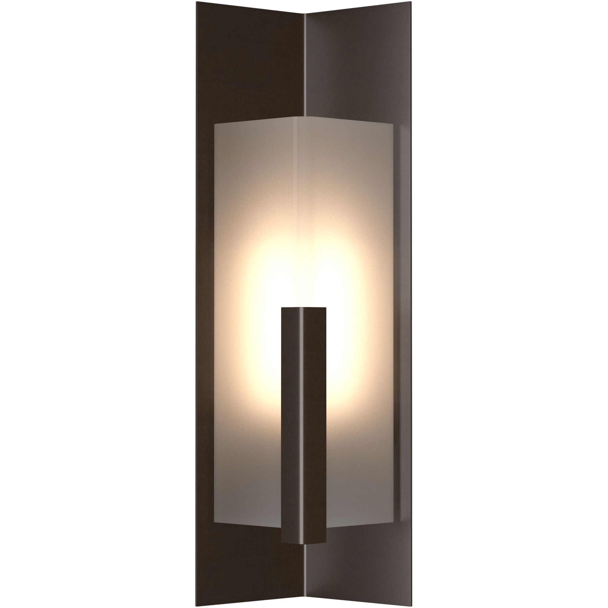 Summit 1 Light 27.3 inch Oil Rubbed Bronze Outdoor Sconce in Frosted, Medium