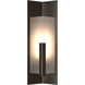 Summit 1 Light 27.3 inch Oil Rubbed Bronze Outdoor Sconce in Frosted, Medium