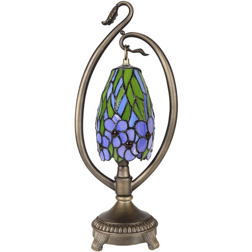 Grove Floral 20 inch 60.00 watt Antique Bronze Accent Lamp Portable Light