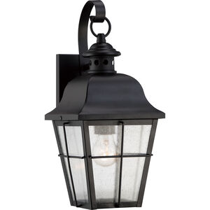 Quoizel Millhouse 1 Light 16 inch Mystic Black Outdoor Wall Lantern MHE8406K - Open Box
