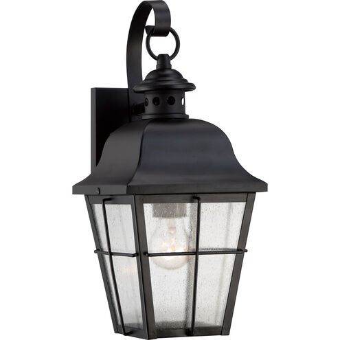 Millhouse 1 Light 16 inch Mystic Black Outdoor Wall Lantern