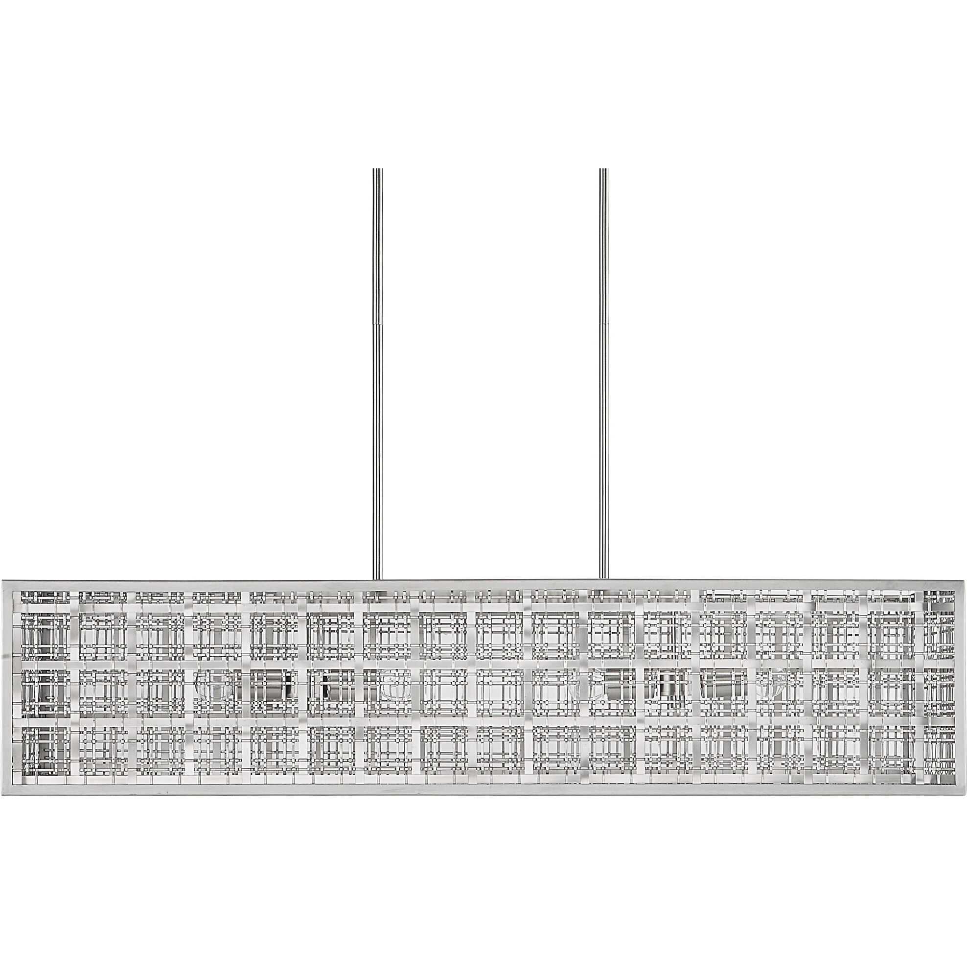 Pendleton 4 Light 42 inch Satin Nickel Island Pendant Ceiling Light