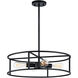 Candid 4 Light 18 inch Rusty Black Pendant Ceiling Light