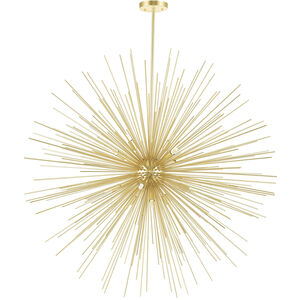 Savannah 14 Light 40 inch Gold Leaf Chandelier Ceiling Light