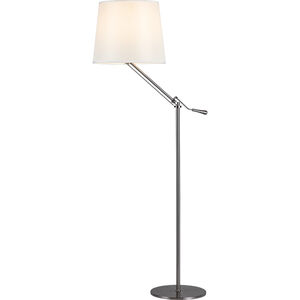 Nero 65 inch 12.00 watt Satin Nickel Floor Lamp Portable Light
