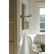 Spence 1 Light 7.25 inch Chalk White with Heritage Brass Interior Wall Mount Wall Light
