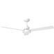 Jovie 52 52 inch Matte White Indoor/Outdoor Ceiling Fan