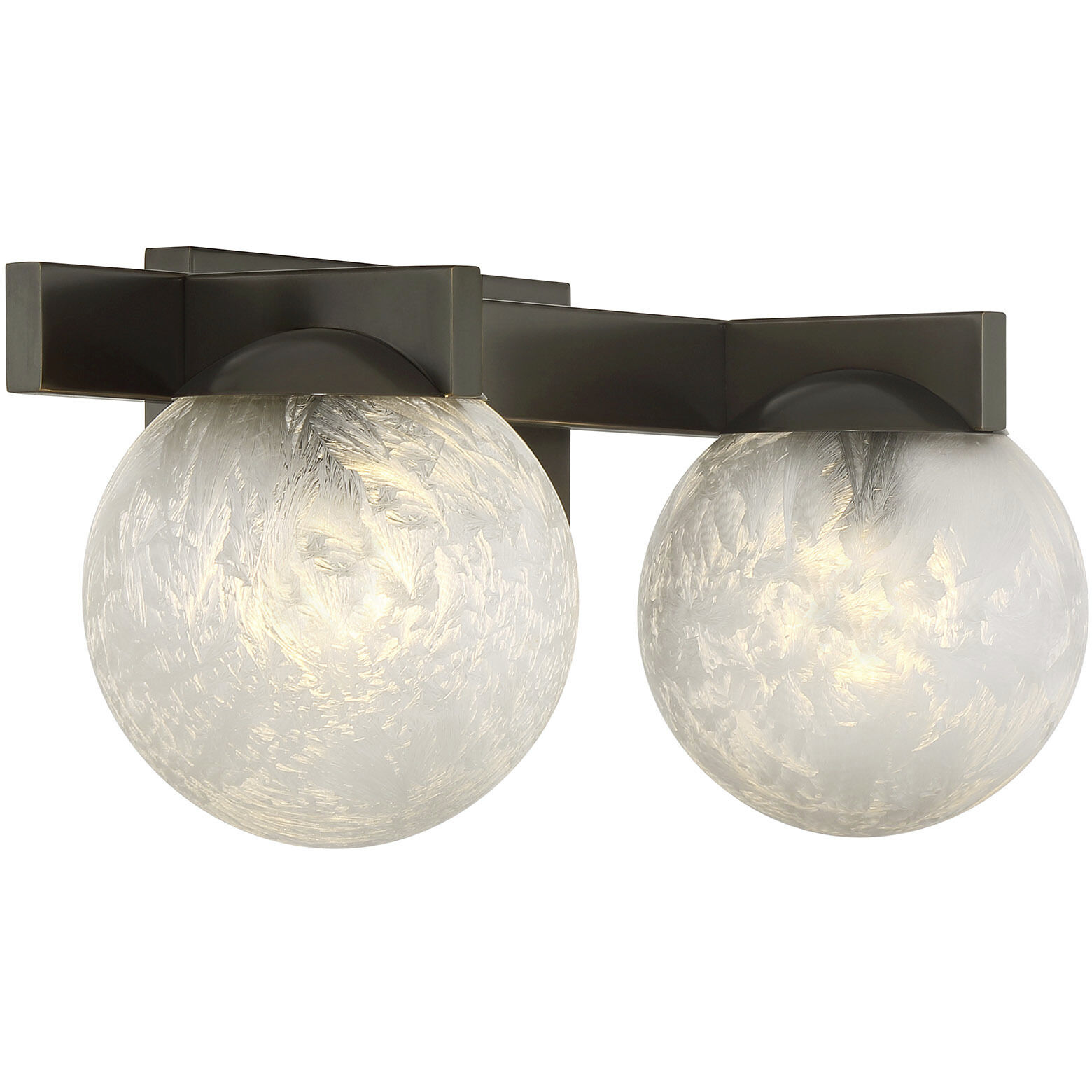 Darien 2 Light 17 inch Mediterranean Bronze Bathroom Vanity Light Wall Light