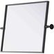 Amoura 24 X 20 inch Black Mirror
