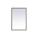 Pier 40 X 20 inch Black LED Mirror