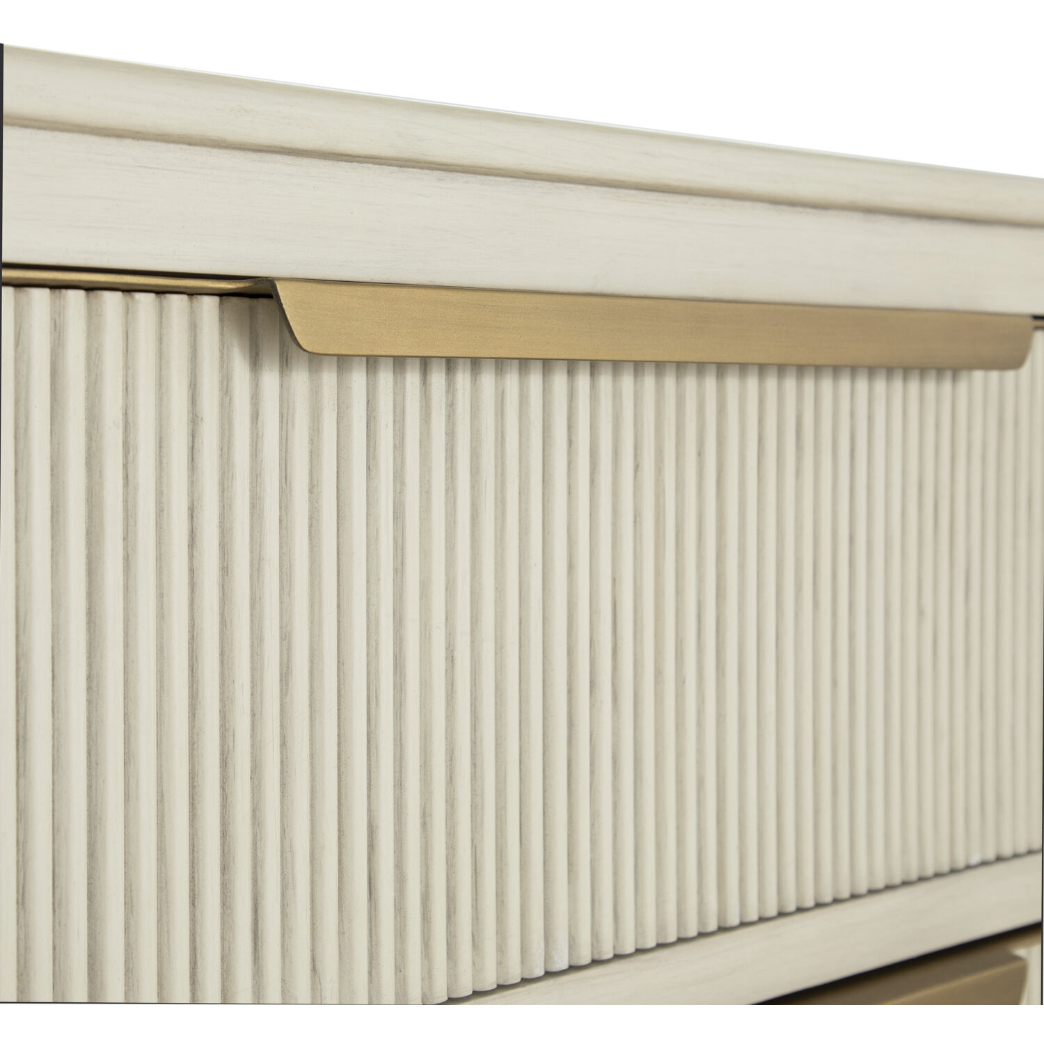 Riggs Stained Gold / Distressed Antique White Dresser