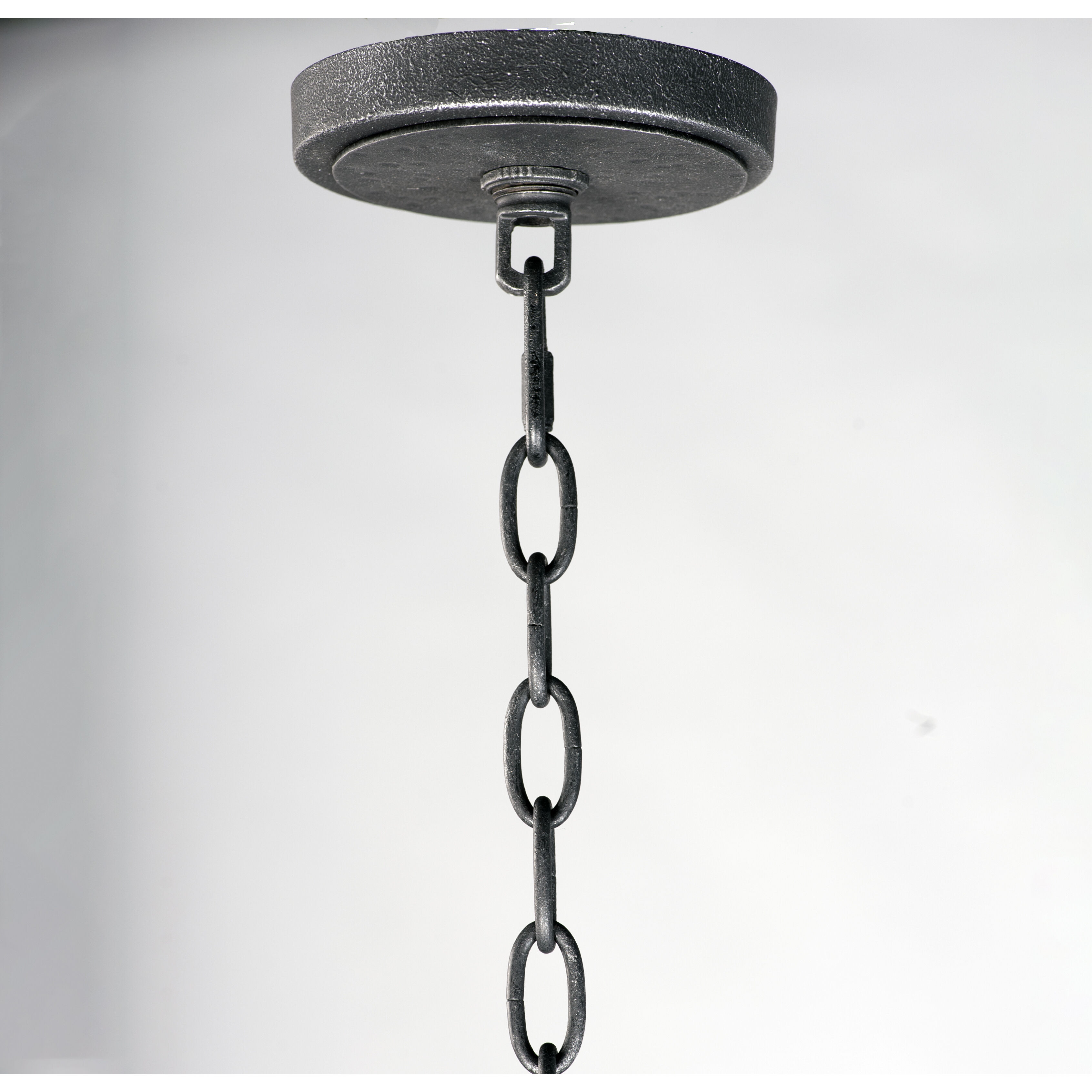 Anvil 9 Light 34 inch Natural Iron Chandelier Ceiling Light in Without Shade