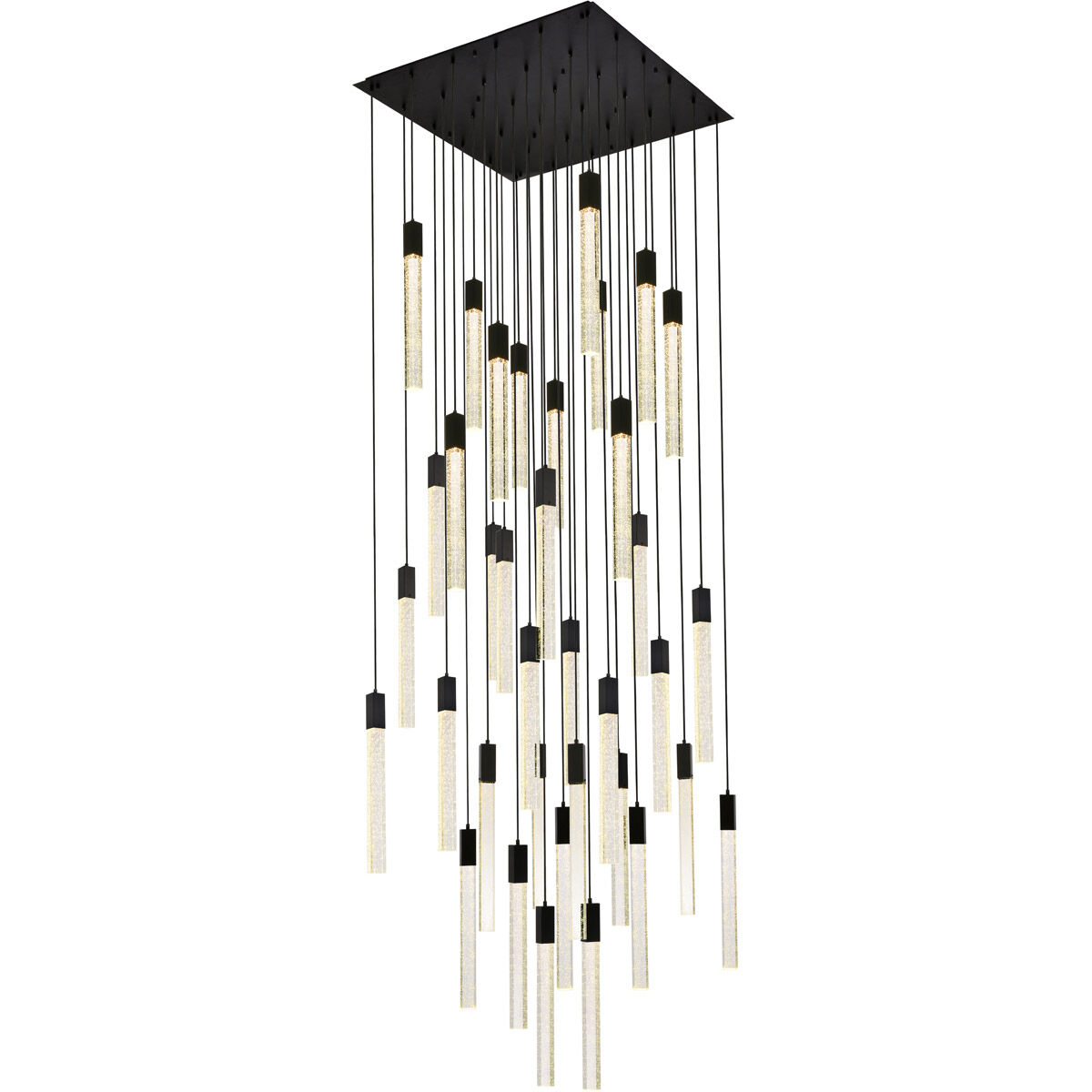 Weston 36 Light 42 inch Black Pendant Ceiling Light