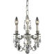 Lillie 3 Light 10 inch Pewter Pendant Ceiling Light in Clear, Royal Cut
