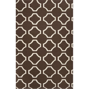 Fallon 66 X 42 inch Dark Brown, Beige Rug