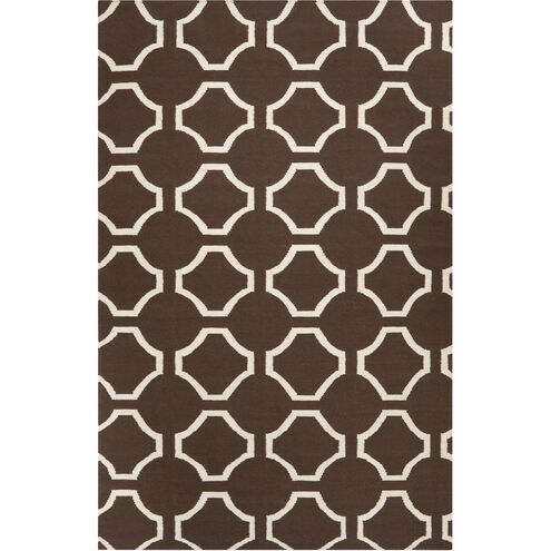 Fallon 36 X 24 inch Dark Brown, Beige Rug