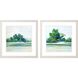 Landscapes Collection Green Framed Art