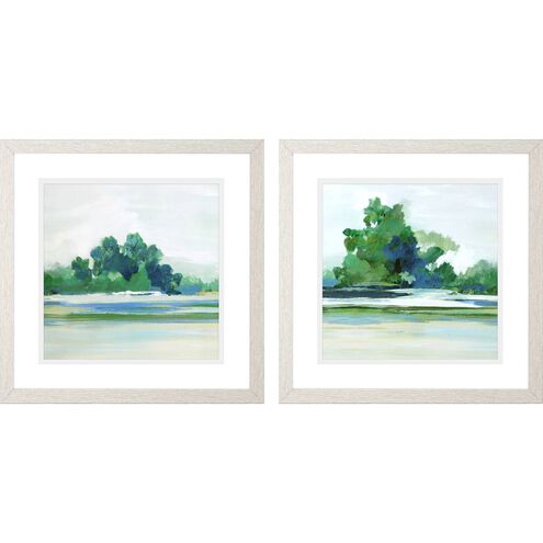 Landscapes Collection Green Framed Art