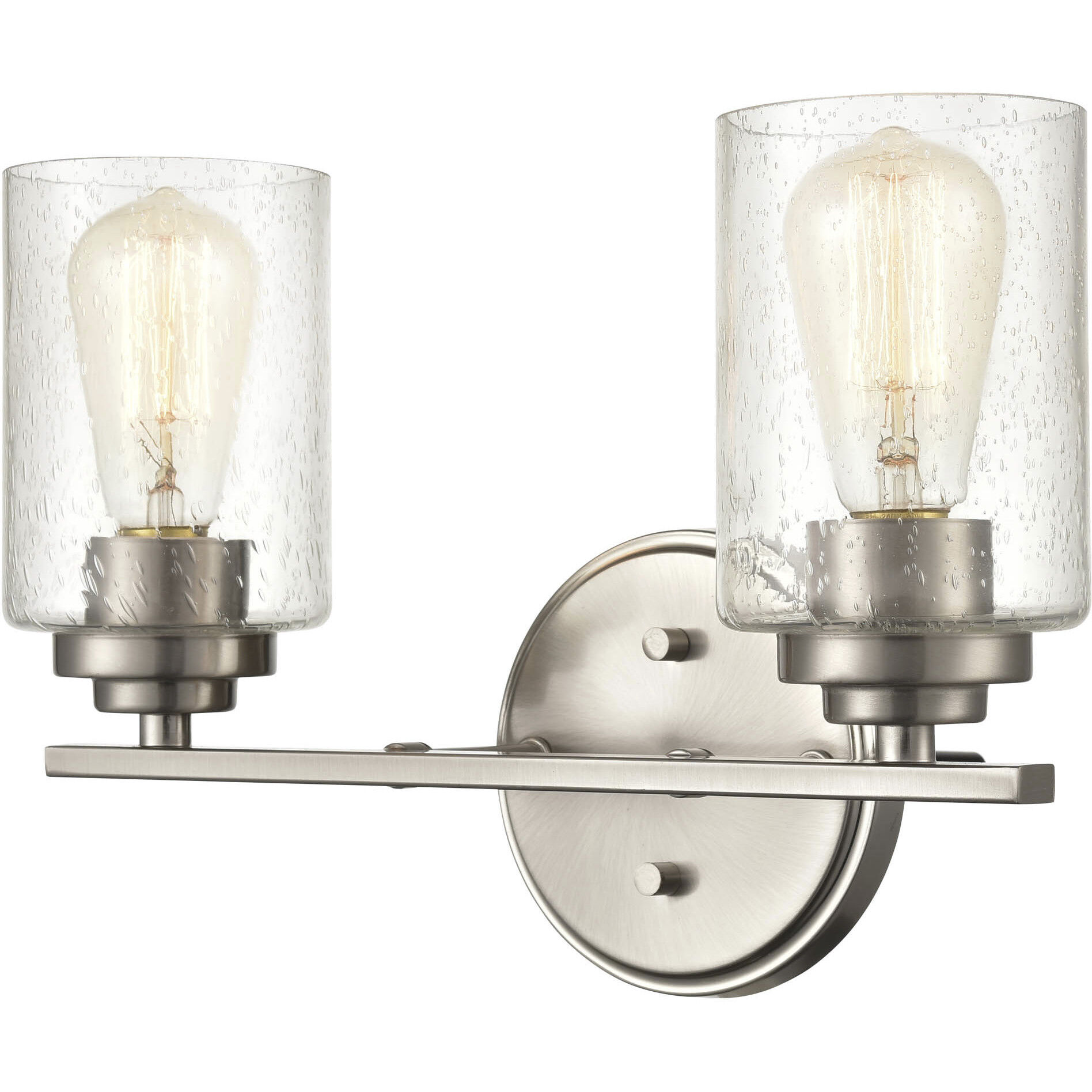 Moven 2 Light 14.25 inch Satin Nickel Bathroom Vanity Light Wall Light