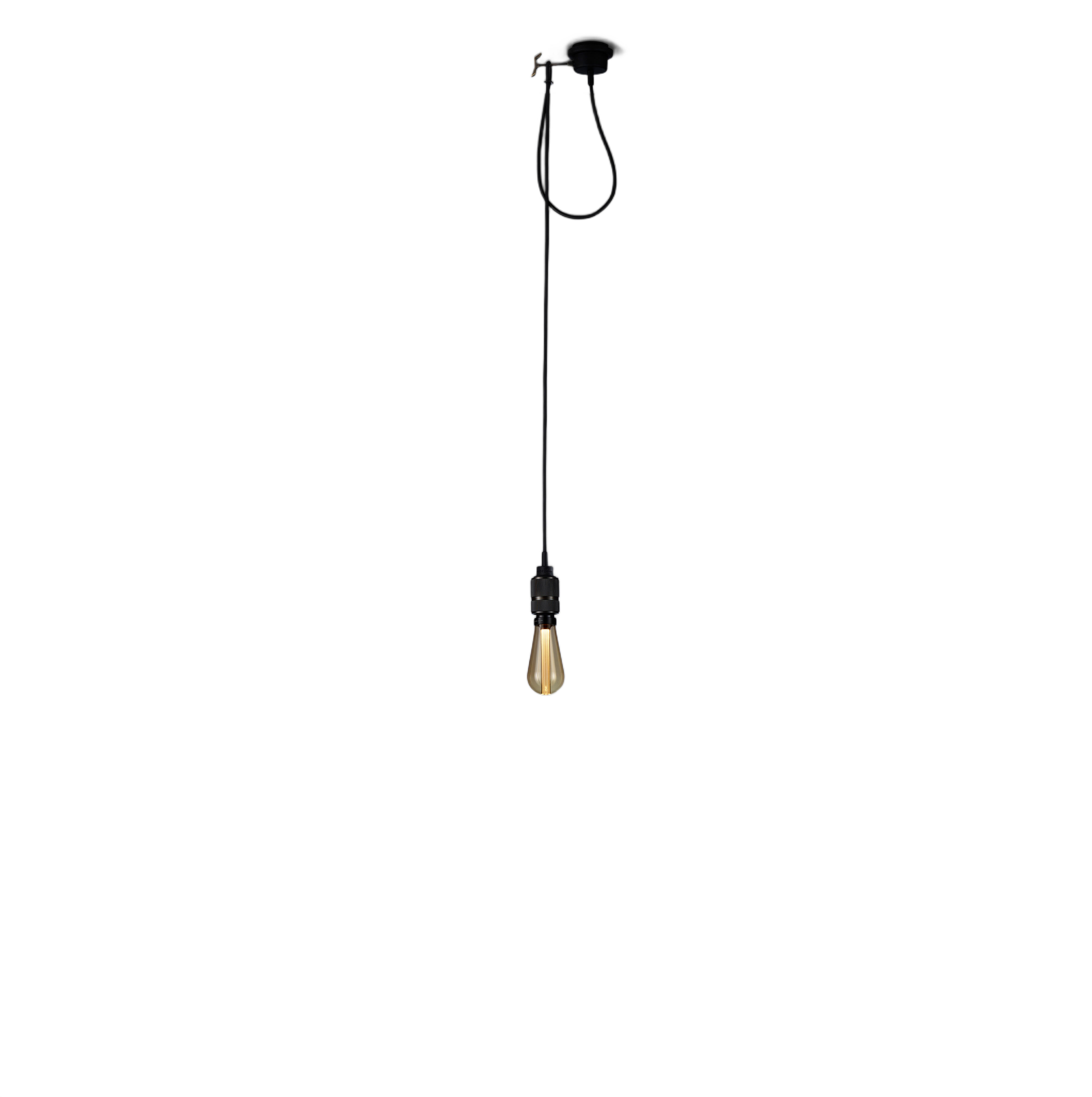 Hooked 1.0 LED 3.15 inch Smoked Bronze Pendant Ceiling Light, Nude