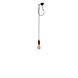 Hooked 1.0 LED 3.15 inch Smoked Bronze Pendant Ceiling Light, Nude