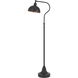 Industrial 60 inch 60.00 watt Dark Bronze Adjustable Floor Lamp Portable Light