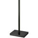 Staffa 62 inch 150 watt Matte Black Floor Lamp Portable Light