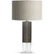 Atlantic 31 inch 150.00 watt Bronze Table Lamp Portable Light, Finely Ribbed Surface